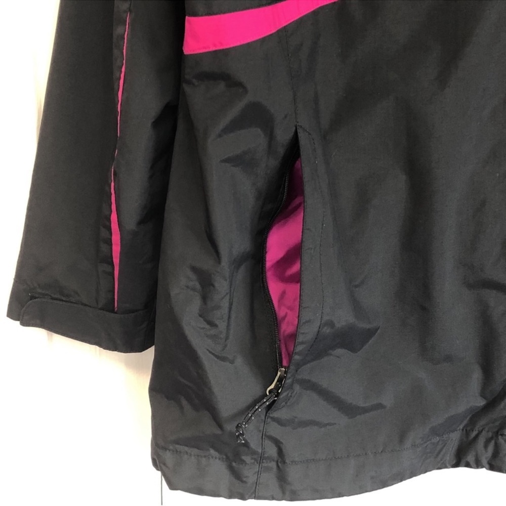 Columbia Women's Black & Hot Pink Interchange Jacket Size 1X - Picture 8 of 15